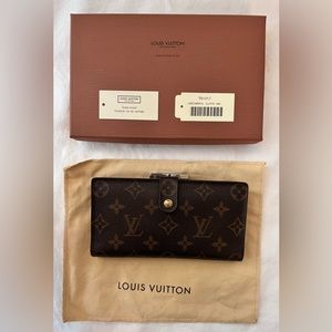 2001 VINTAGE LOUIS VUITTON CONTINENTAL CLUTCH WALLET - MONOGRAM (T61217)